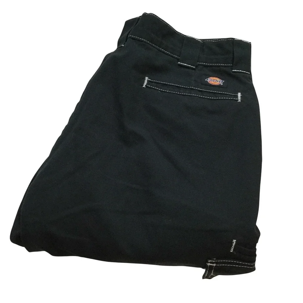 Dickies Cargo Pants Boys 36 Black Flex Regular Baggy Loose Fit Skater Grunge Emo - Picture 14 of 14